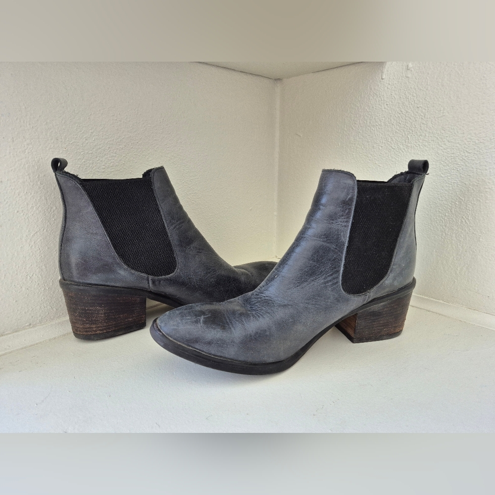 Bueno Leather Heeled Boots Size 40 Or 9 - Picture 5 of 8